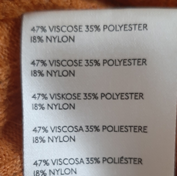 Anthropologie Maeve Rafela hacci surplice mustard sweater Small - Picture 9 of 10